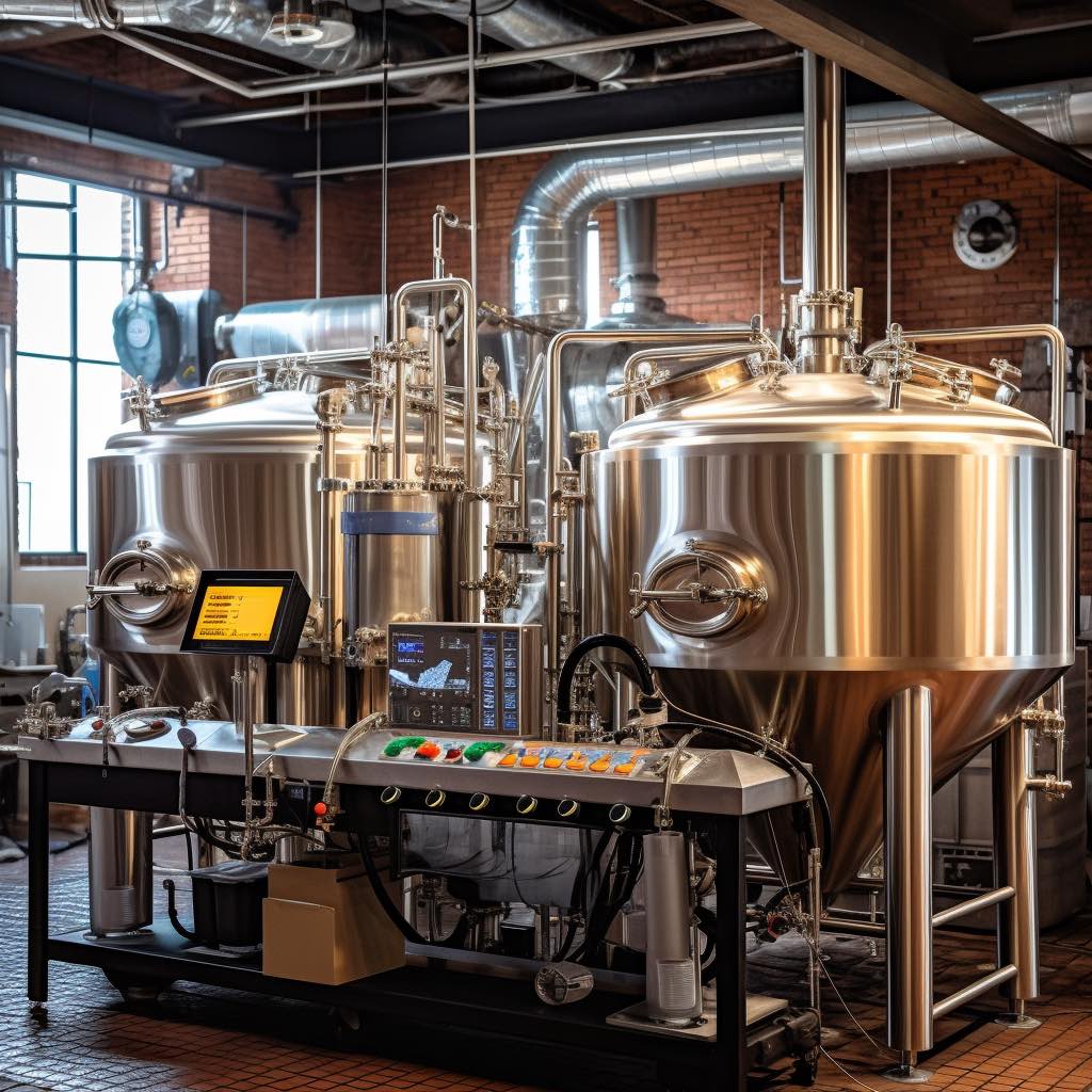Beer fermenters hooked up to data collection systems on Mars.
